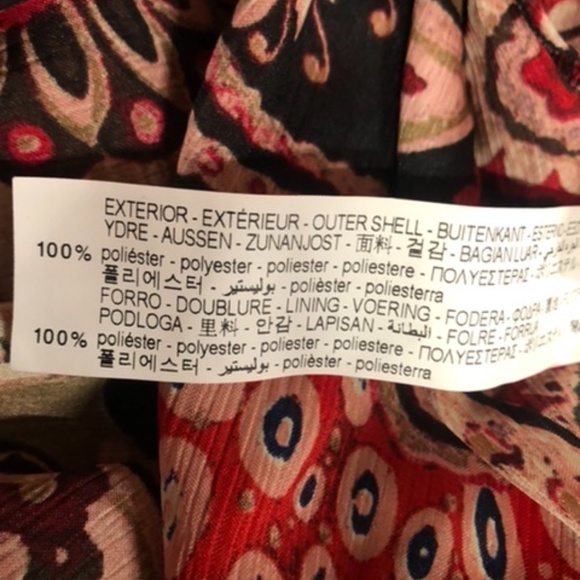 ❤️🖤💖 Zara Silky Print Wrap Slit Belt Dress, M, New - Picture 6 of 7